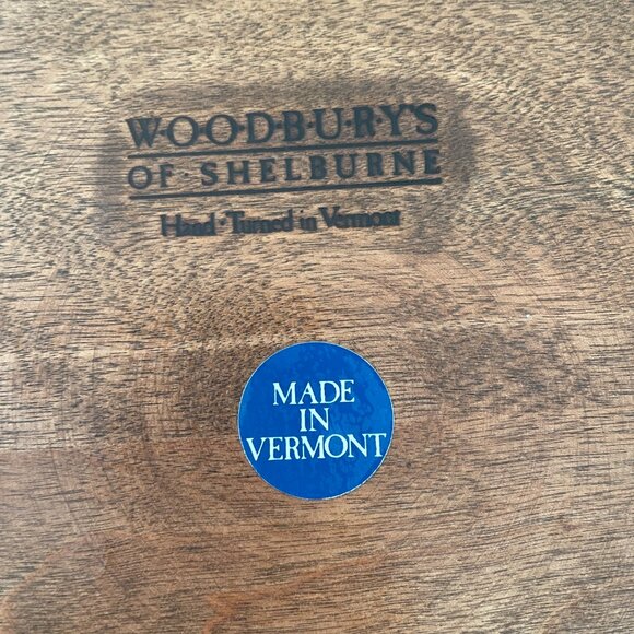 Woodbury's of Shelburne Woodware Natural Wood Platter - Picture 3 of 5